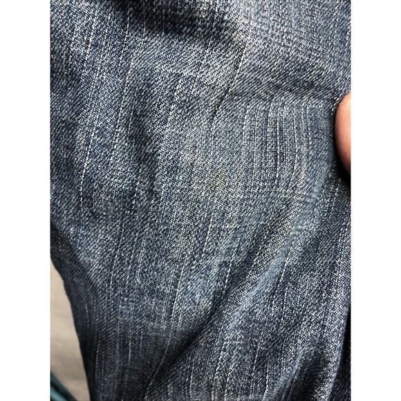 Maurice’s Denim Jeans Size 7/8 Long Taylor Boot Distressed - Picture 4 of 16